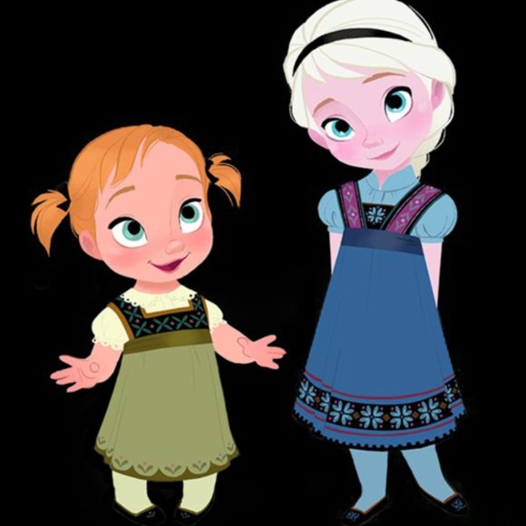 Young Anna Frozen Dress size 4T - Picture 4 of 4